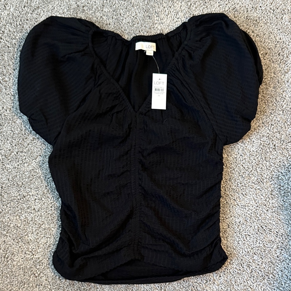 LOFT Elegant Black Blouse